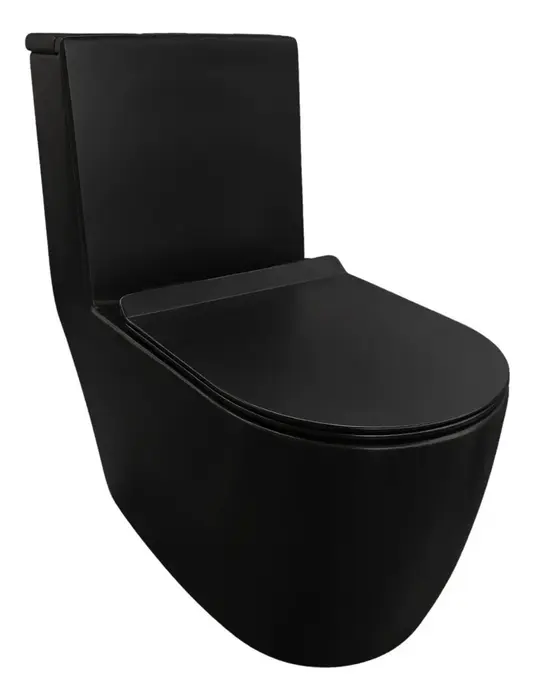 Vaso Sanitario Monobloco Caixa Acoplada Budapeste Preto