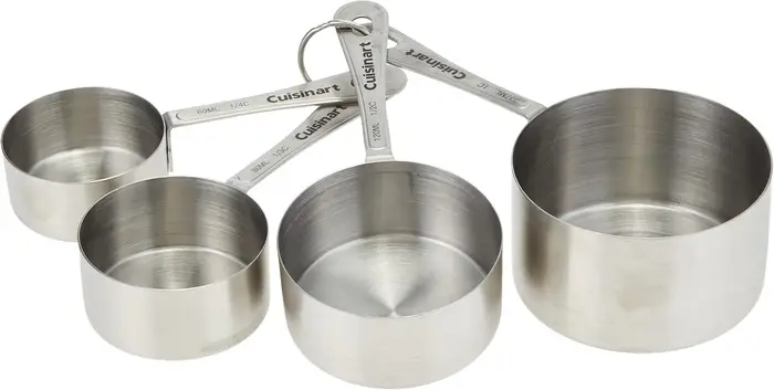 Conjunto Copo Medidor Cuisinart Aço Inox 4 Peças CTG-00-SMC
