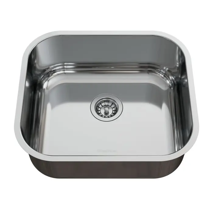 Cuba de Embutir Quadrada Aço Inox Polido N3 Gheplus