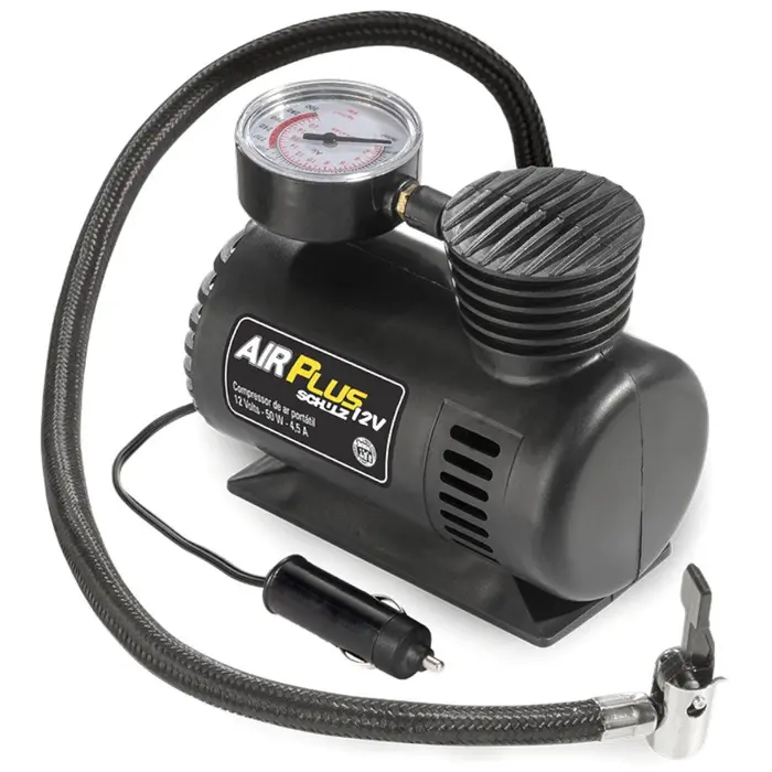 Motocompressor de Ar Direto Air Plus com Manômetro 50W 12V SCHULZ-9209759-0