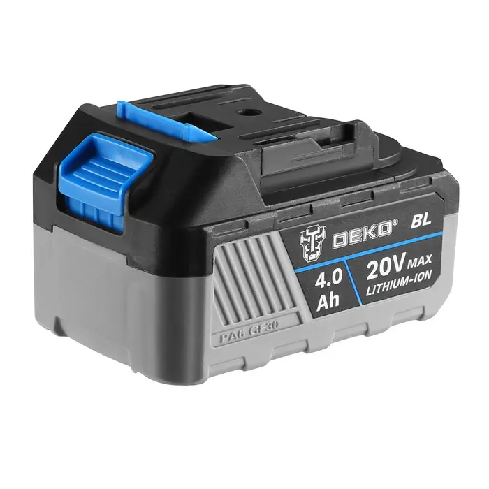 Bateria de Alta Performance Lítio Ion 4Ah 20V Intercambiável DEKO-BT20XL02-1040
